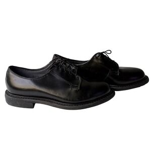 Vibram Mens Dress Shoes Glossy Black Oxford oil-resistant Size 7W